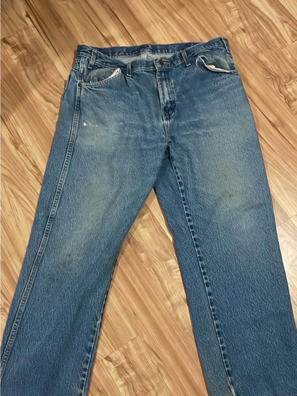 Dickies Men's Relaxed Blue Denim Jeans